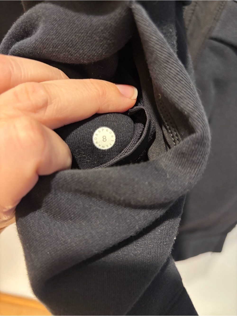 lululemon athletica Black Zip-Up Sweatshirt Jacket - Picture 3 of 6